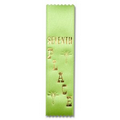 7TH Place 2"x8" Stock Lapel Award Ribbon (Pinked)